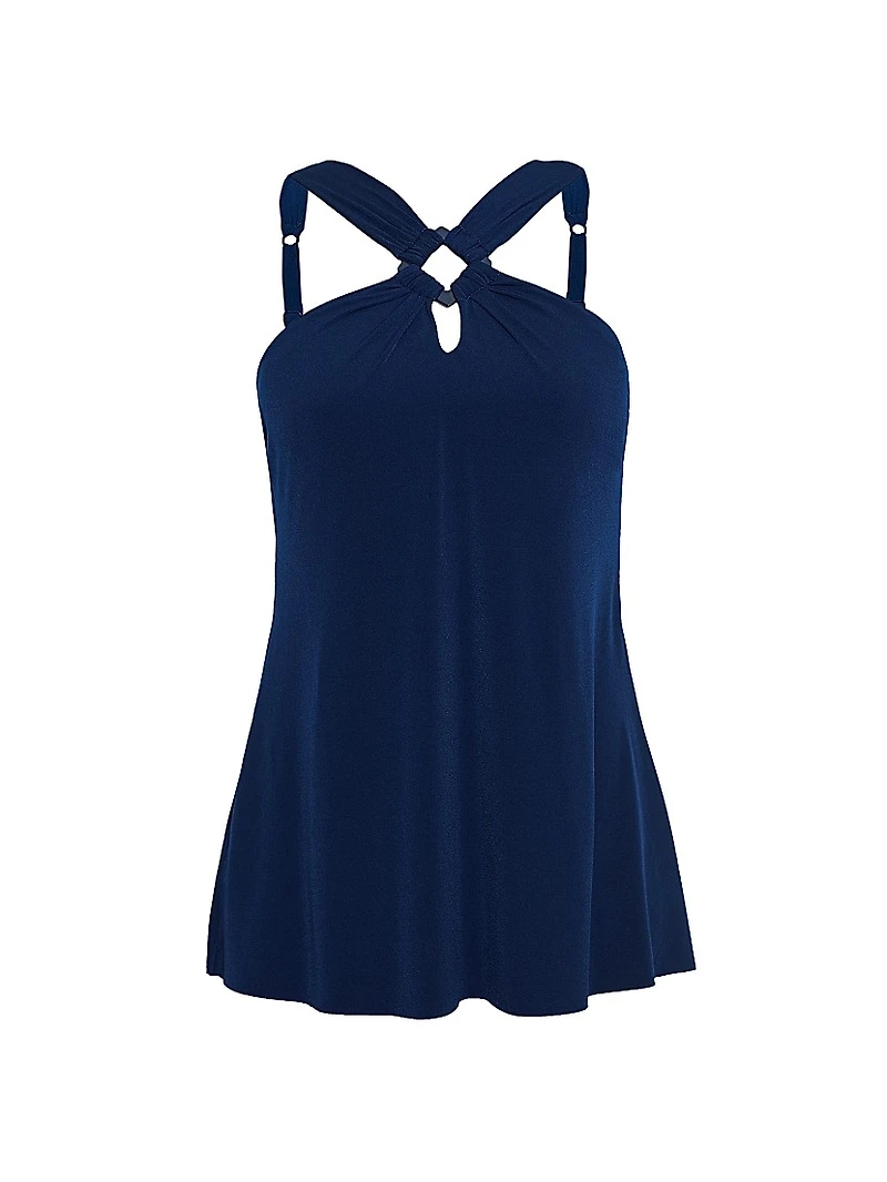 Beverly Square-Cut Swimdress