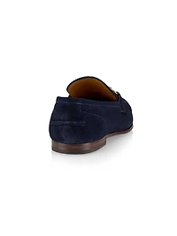 Jordaan Horsebit Suede Mocassins