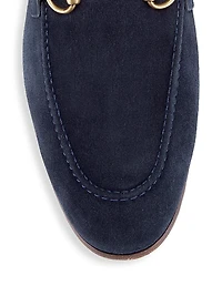 Jordaan Horsebit Suede Mocassins