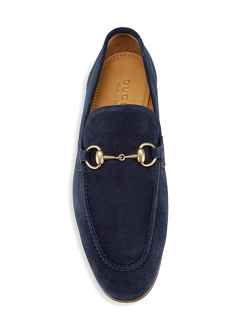 Jordaan Horsebit Suede Mocassins