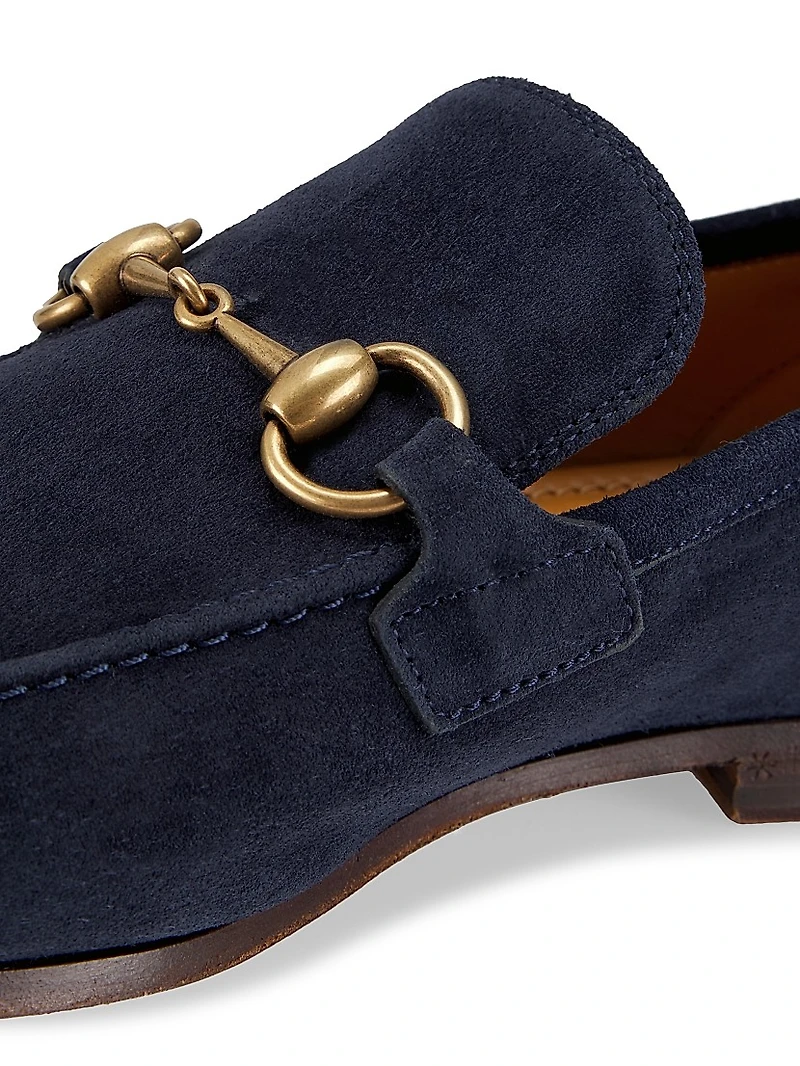 Jordaan Horsebit Suede Mocassins