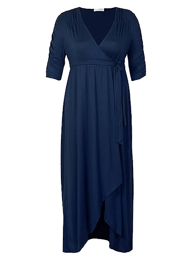Meadow Dream Wrap Maxi Dress
