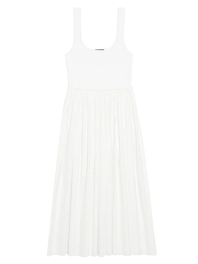 Sleeveless Fit & Flare Midi-Dress