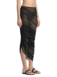 Diana Ruched Long Skirt