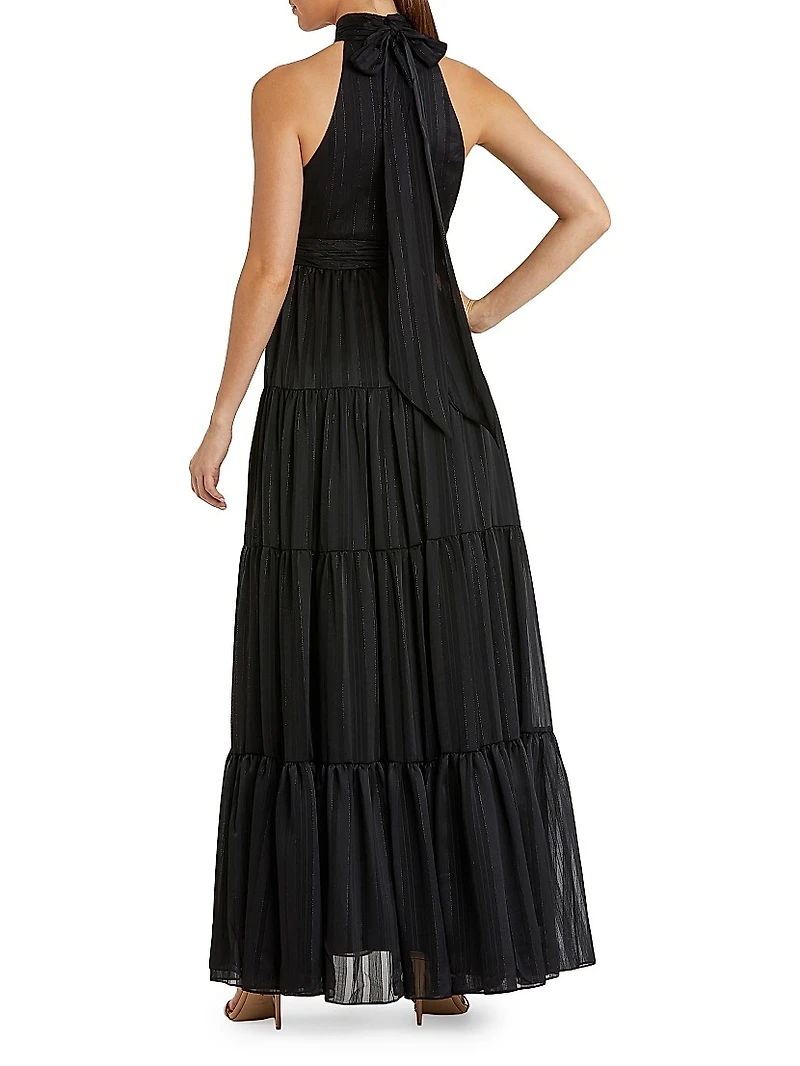 Satin Halter Gown