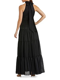 Satin Halter Gown