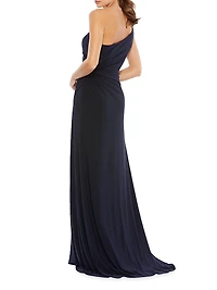 Jersey Asymmetric Gown