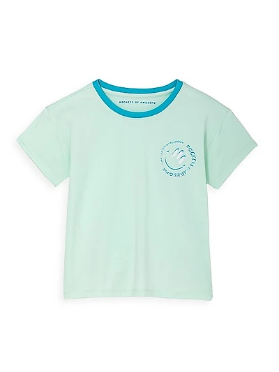 Little Girl's & Girl's Boxy Active T-Shirt