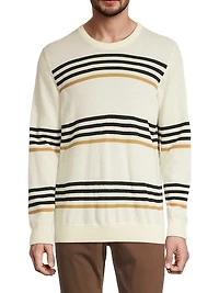 COLLECTION Striped Cashmere Sweater