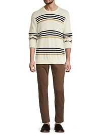 COLLECTION Striped Cashmere Sweater