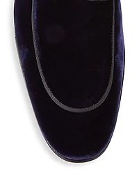 COLLECTION Patent Velvet Loafers