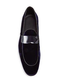 COLLECTION Patent Velvet Loafers