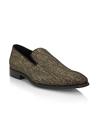 COLLECTION Glitter Canvas Loafers