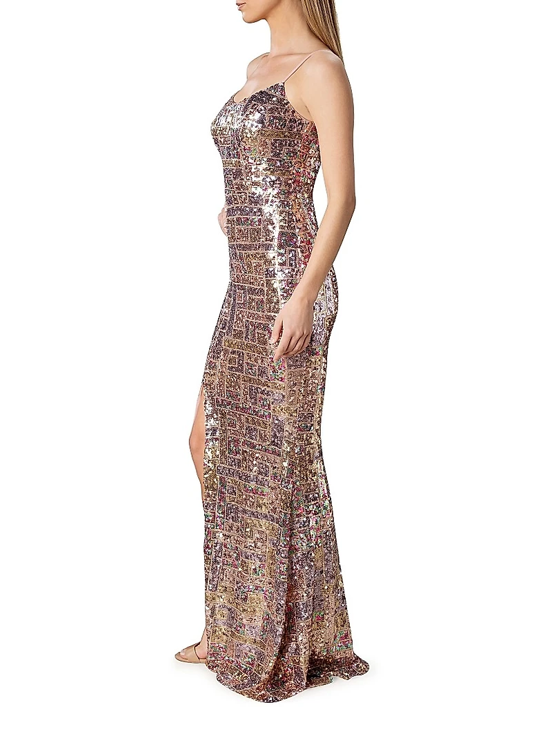 Giovanna Sequined Gown