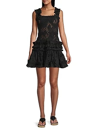 Alfresco Ruffle Minidress