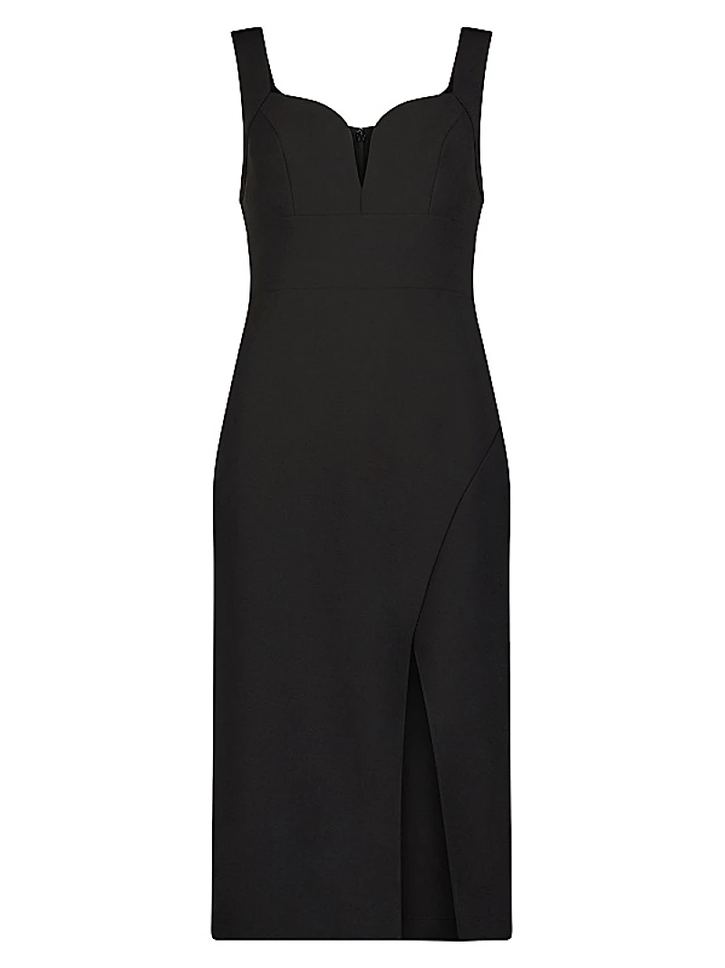 Sweetheart Body-Con Midi-Dress