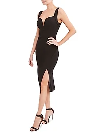 Sweetheart Body-Con Midi-Dress