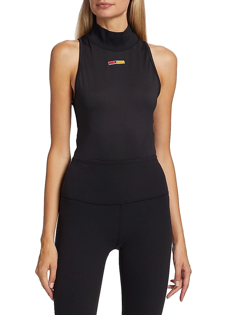 Sleeveless Turtleneck Bodysuit