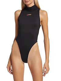 Sleeveless Turtleneck Bodysuit