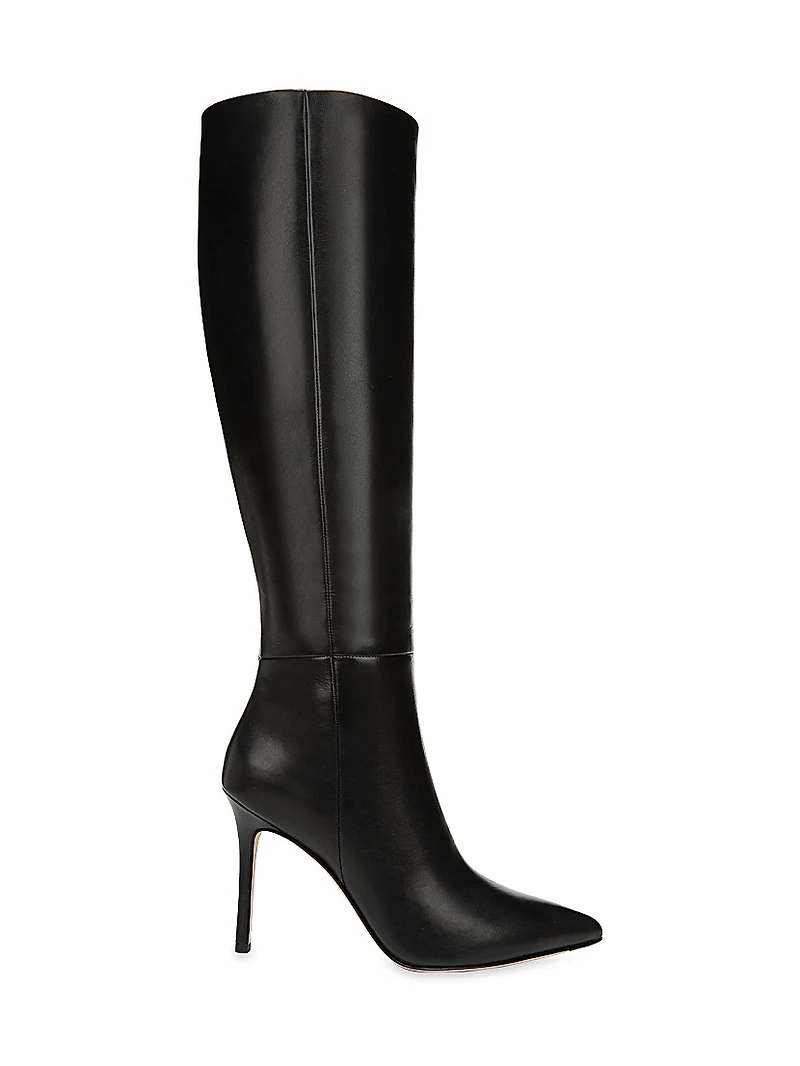 Lisa Leather High-Heel Boots
