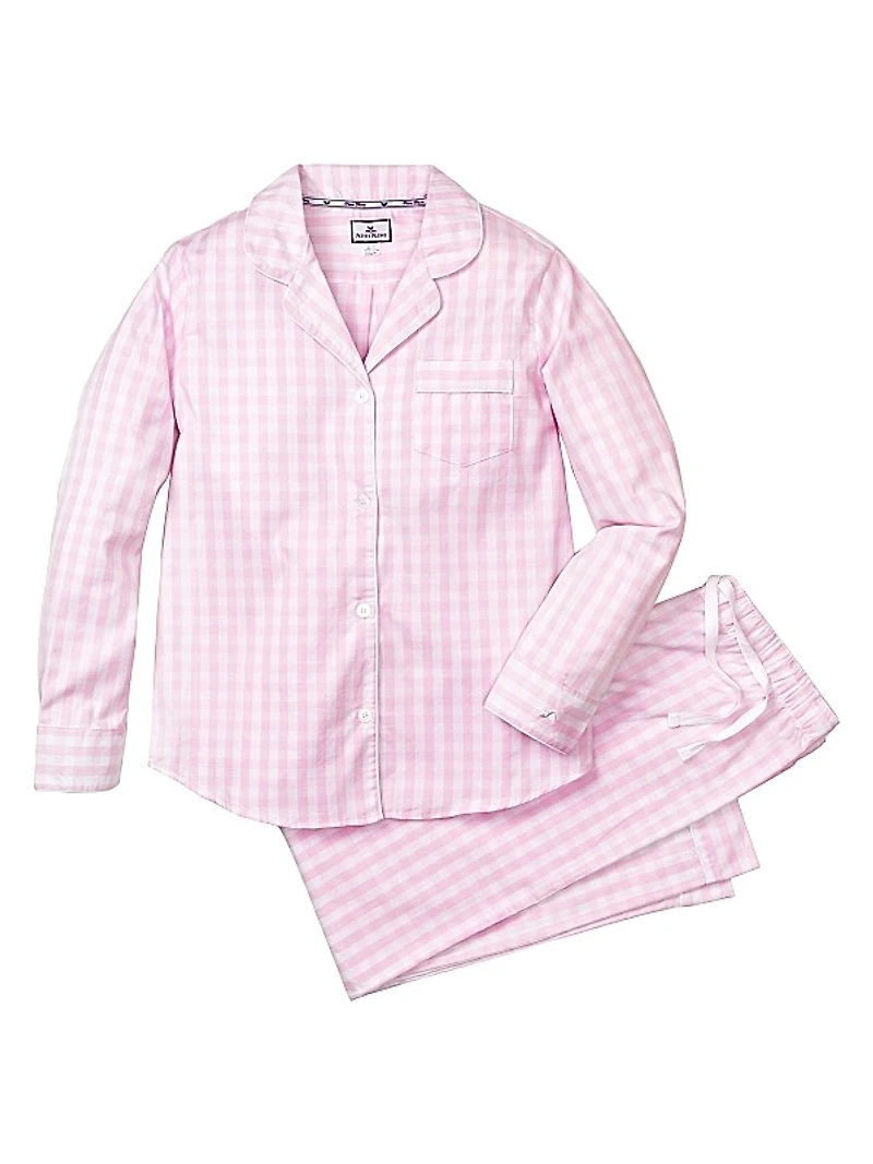 Gingham Pajama Set