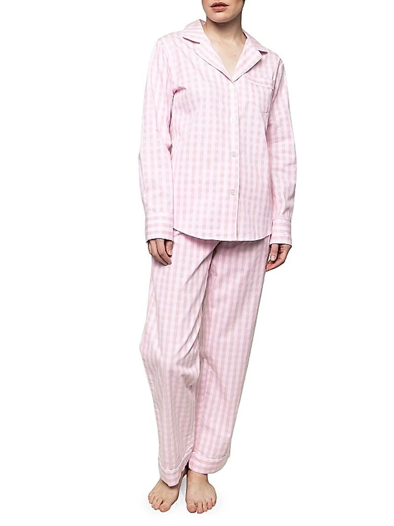 Gingham Pajama Set