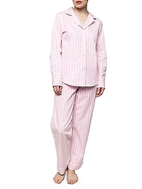 Gingham Pajama Set