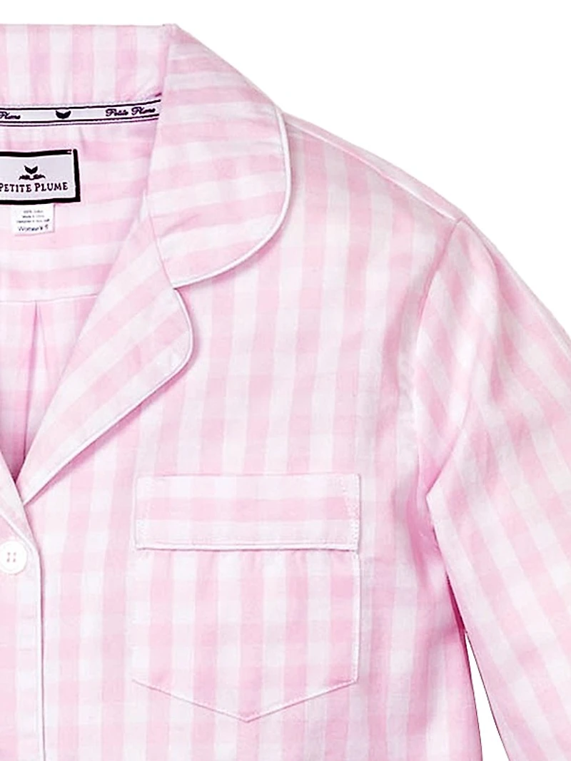 Gingham Pajama Set