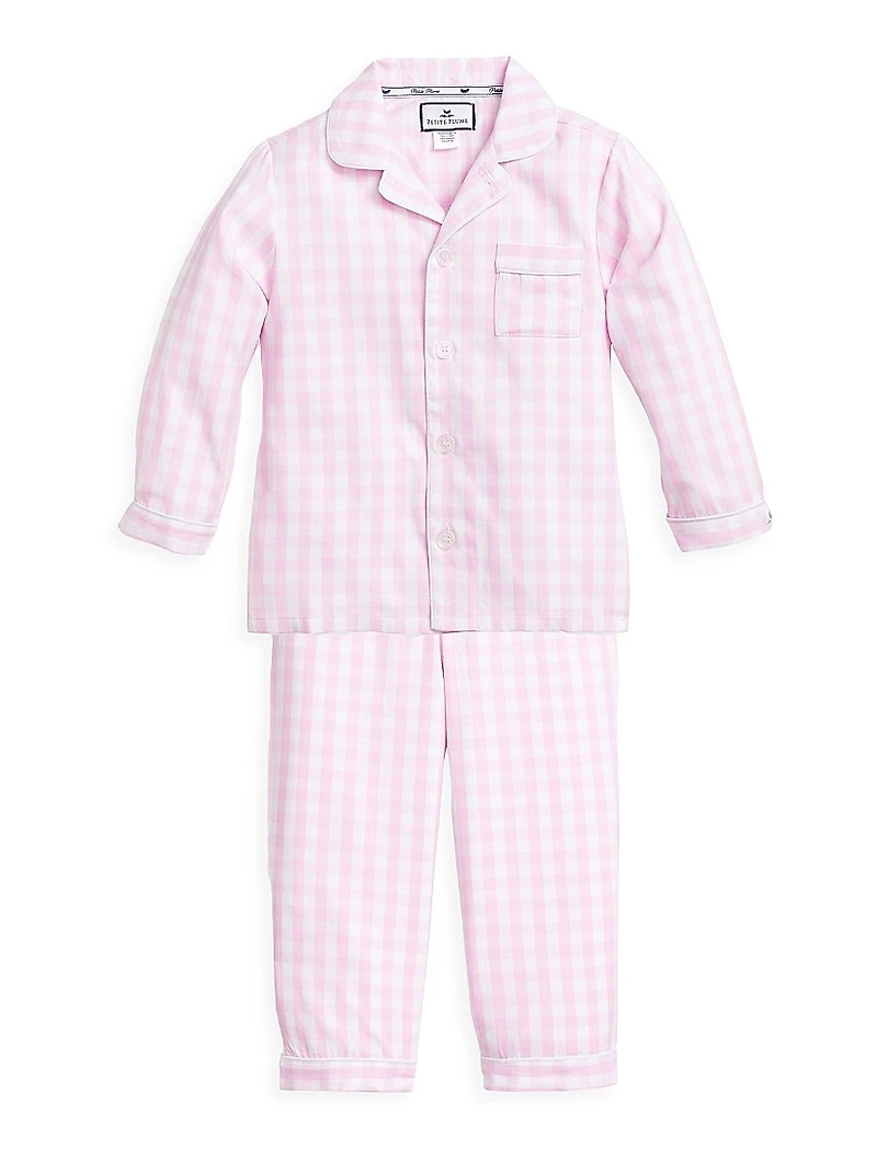 Baby's,Little Kid's & Kid's 2-Piece Gingham Pajama Set