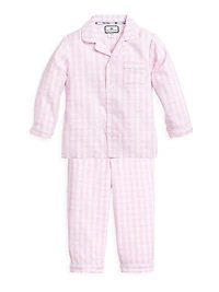 Baby's,Little Kid's & Kid's 2-Piece Gingham Pajama Set