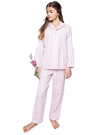 Baby's,Little Kid's & Kid's 2-Piece Gingham Pajama Set
