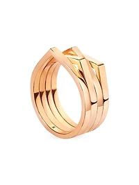 Antifer 18K Gold Four-Row Ring