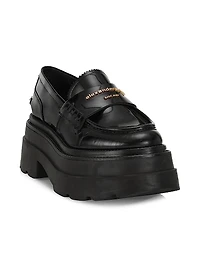 Carter Leather Platform Loafers