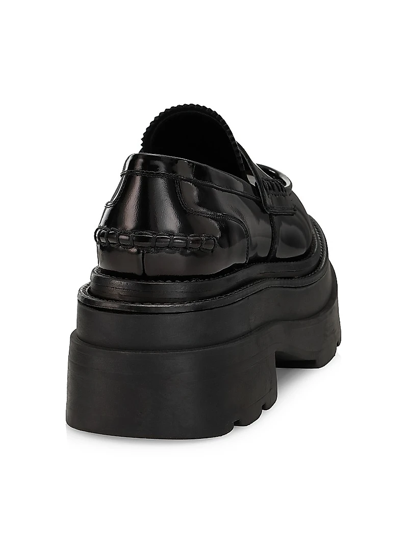 Carter Leather Platform Loafers