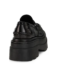 Carter Leather Platform Loafers
