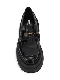 Carter Leather Platform Loafers