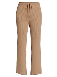 COLLECTION Rib-Knit Drawstring Pants
