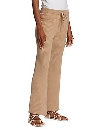 COLLECTION Rib-Knit Drawstring Pants