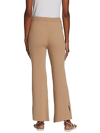 COLLECTION Rib-Knit Drawstring Pants
