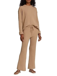 COLLECTION Rib-Knit Drawstring Pants