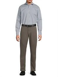 Geometric Print Sport Shirt