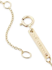 Feel The Love 14K Yellow Gold Candy-Heart Pendant Necklace
