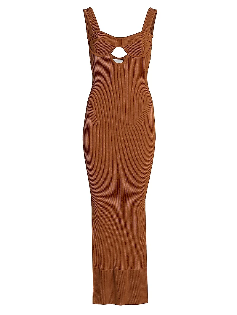 Maddy Rib-Knit Dress