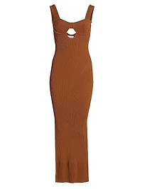 Maddy Rib-Knit Dress