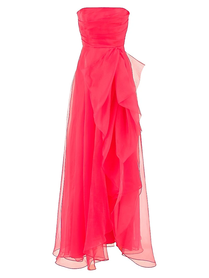 Teresa Draped Tulle Gown