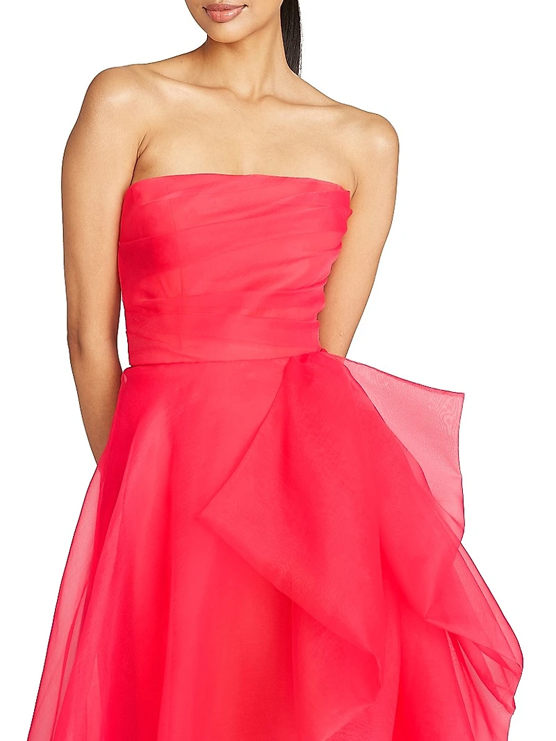 Teresa Draped Tulle Gown