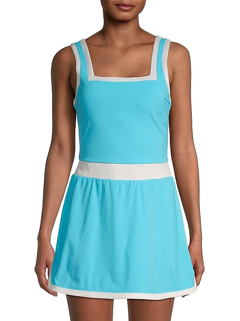 Rally Sleeveless Knit Tennis Dress