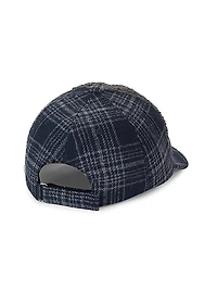 COLLECTION Sherpa Plaid Baseball Hat