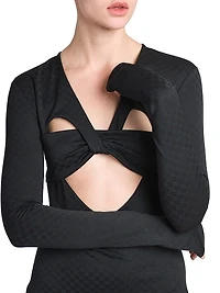 Mini Monogram Logo Heart Minidress