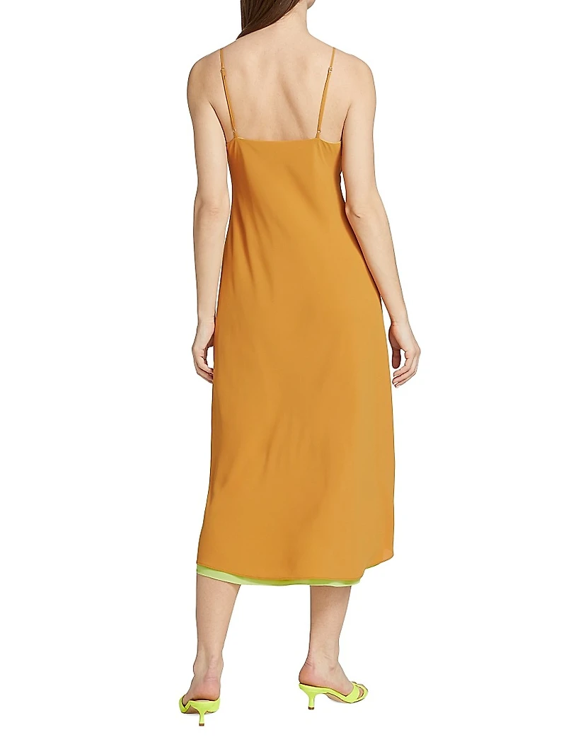 Double Bessette Slip Dress